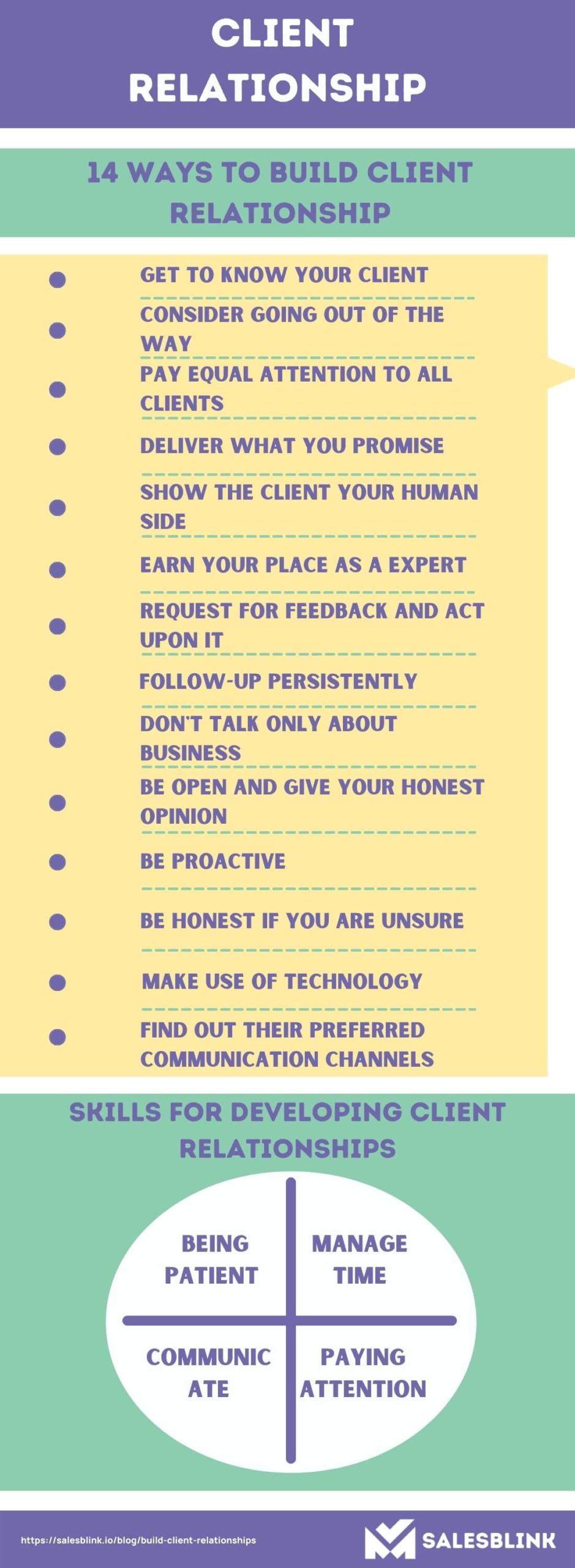 How to build client relationship? - Infographic 