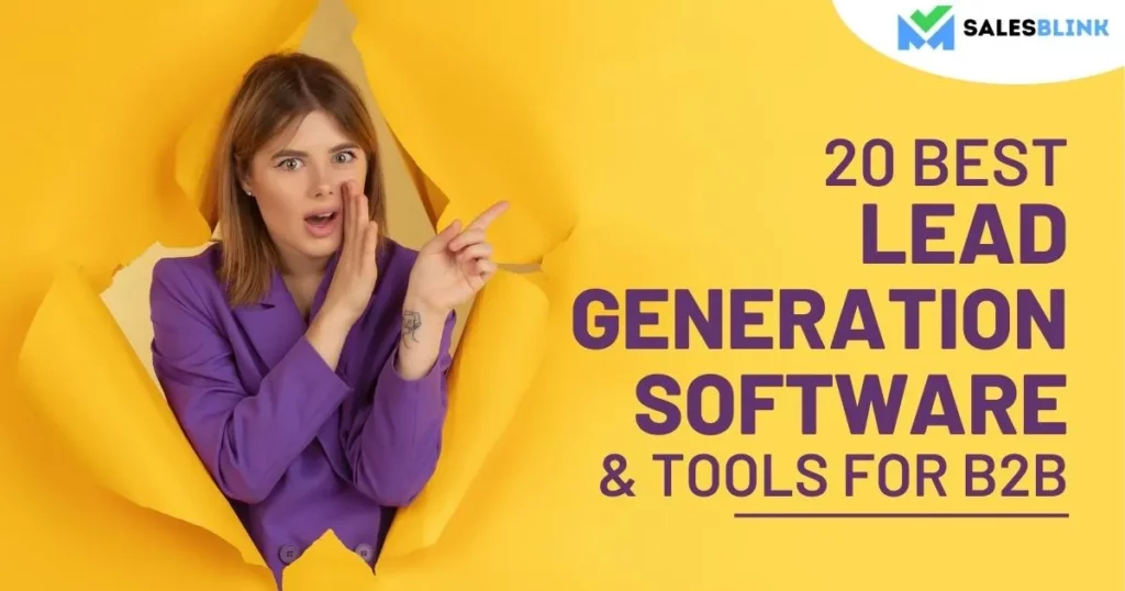 20 Best Lead Generation Software &#038; Tools for B2B