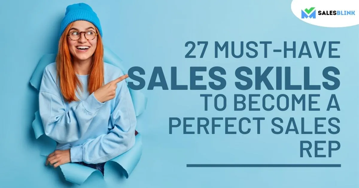 sales skills on resume