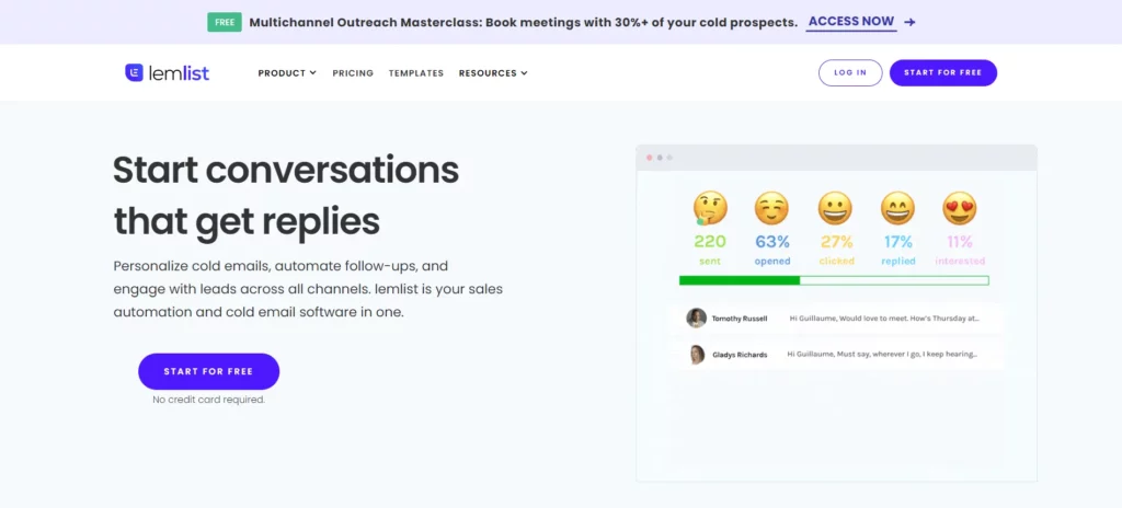 Lemlist - Cold Email Outreach Automation Tool