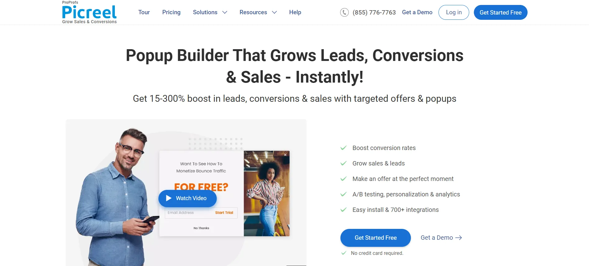 Lead Generation Software- Picreel