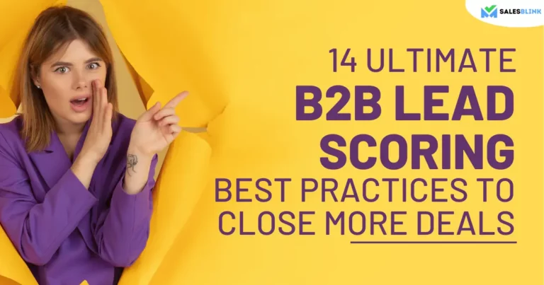 B2B lead scoring