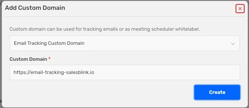 custom Tracking domain 2