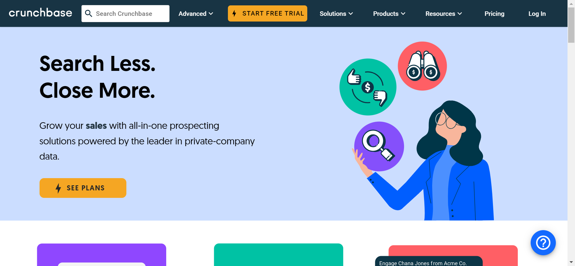 Crunchbase - Sales Prospecting Tool