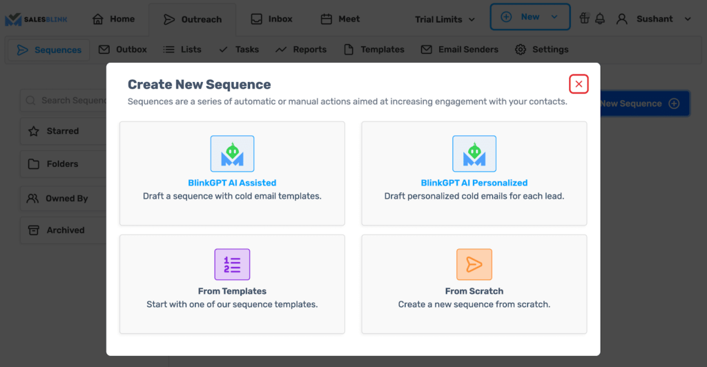 New Sequence Creation