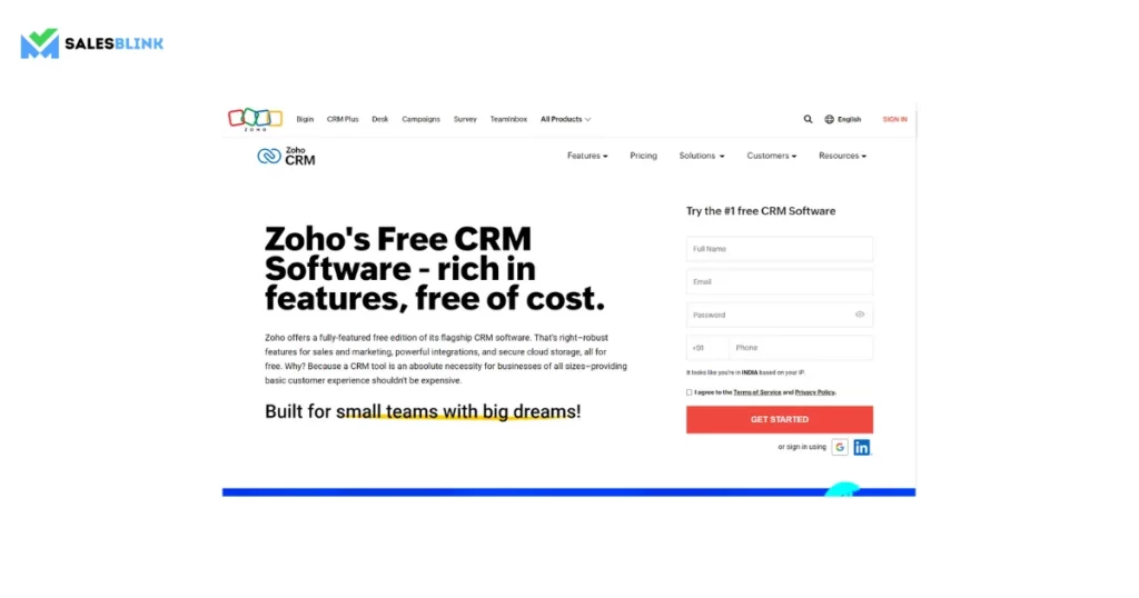 Zoho CRM